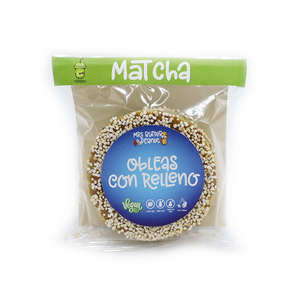 Oblea Vainilla Rellena de Matcha