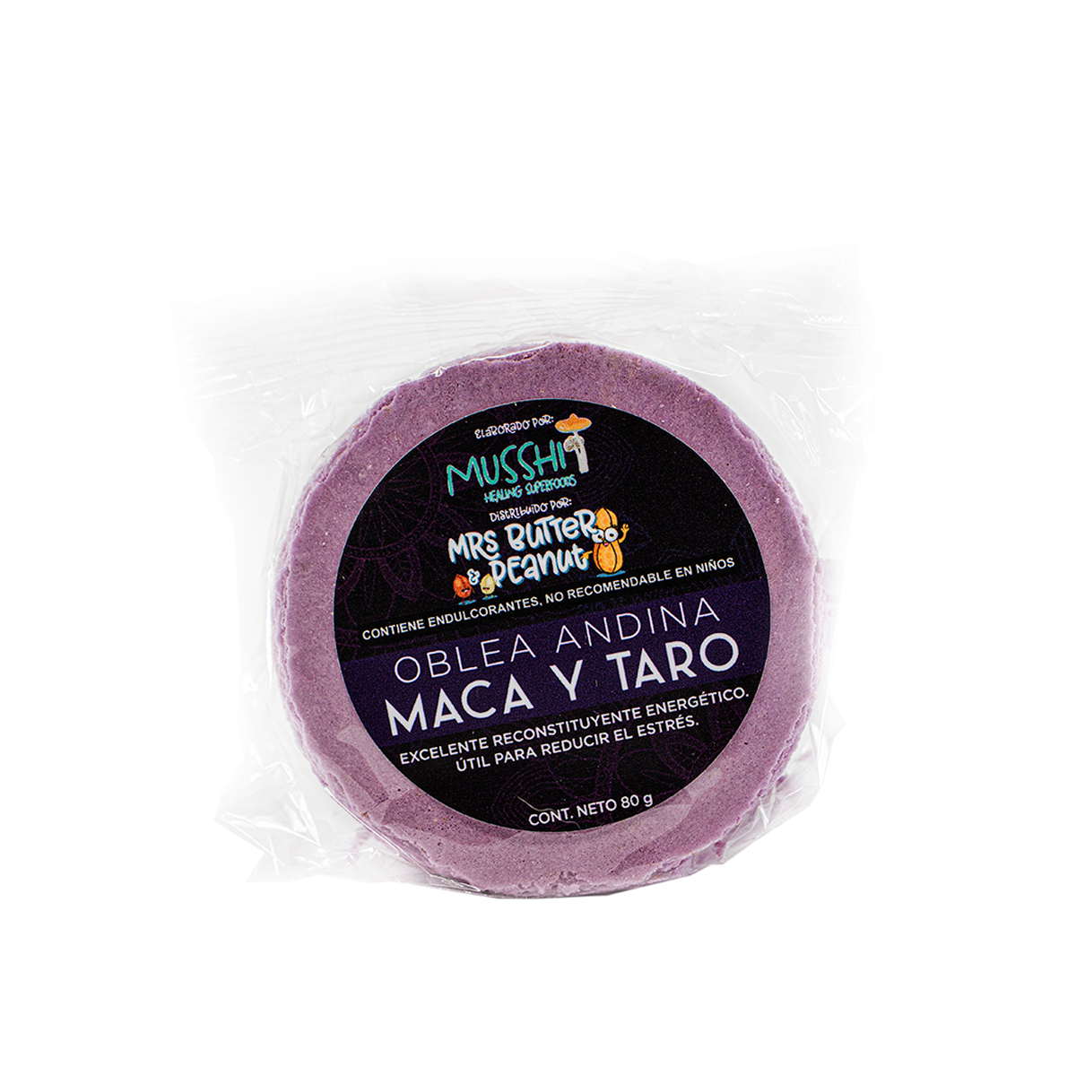 Obleas Adaptógeno Maca y Taro